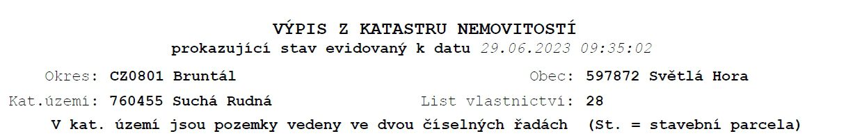 LV1 chalupa sucha rudna Chata Suchá Rudná